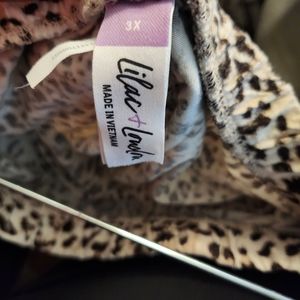Women leopard pants size 3x